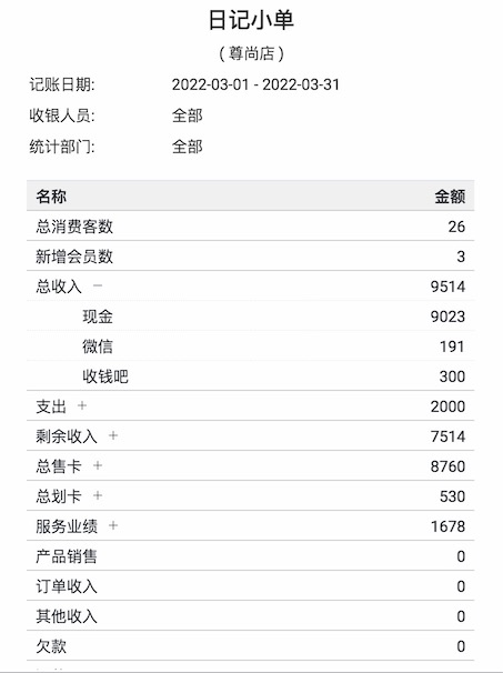 玮丽数据分析系统日记账